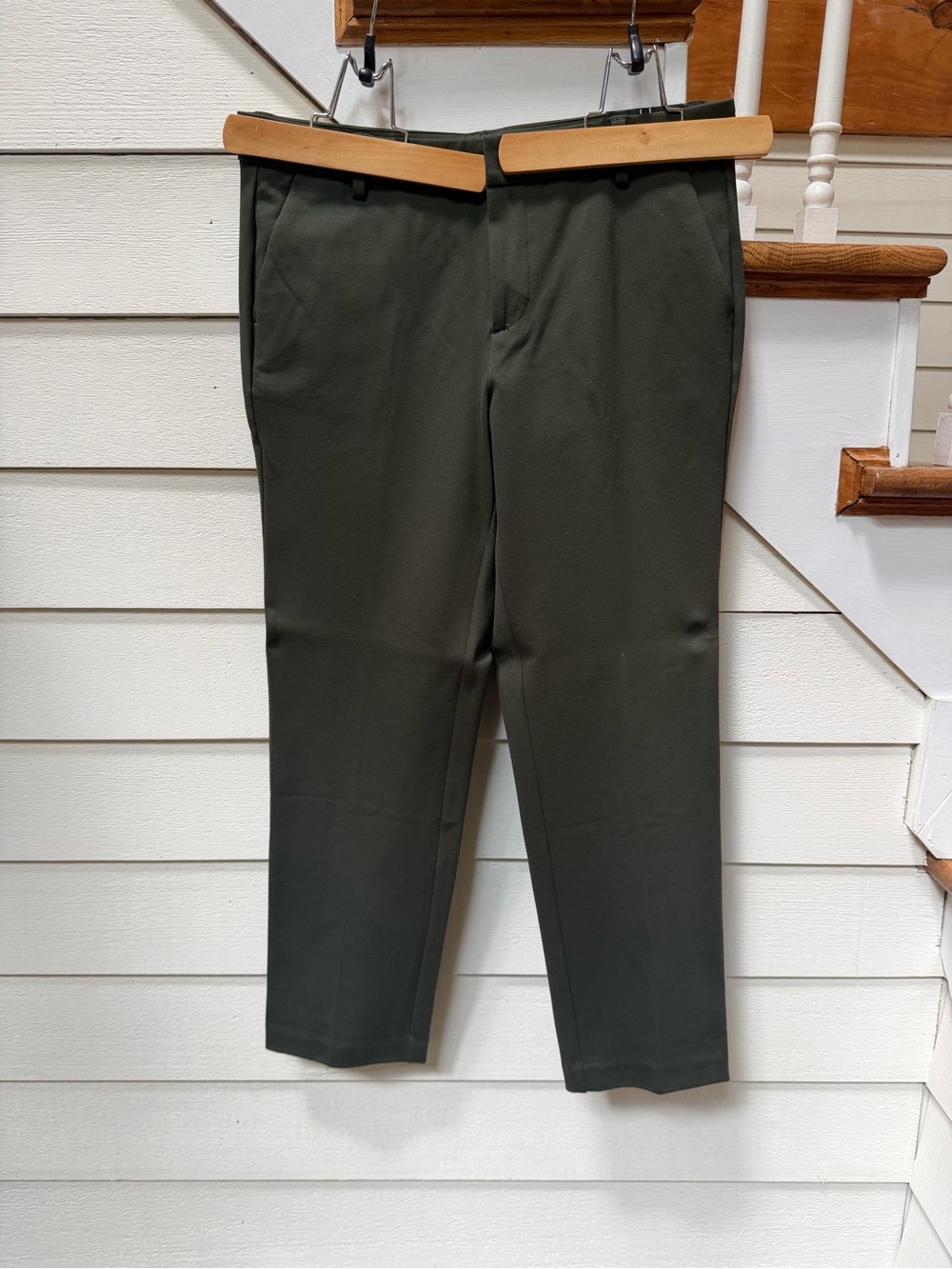 Liverpool Los Angels Olive Green Stretch Dress Pants Sz 10/30